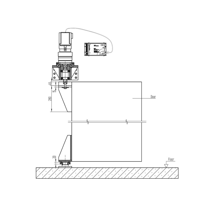 3000 kg Operator Swing Otomatîk